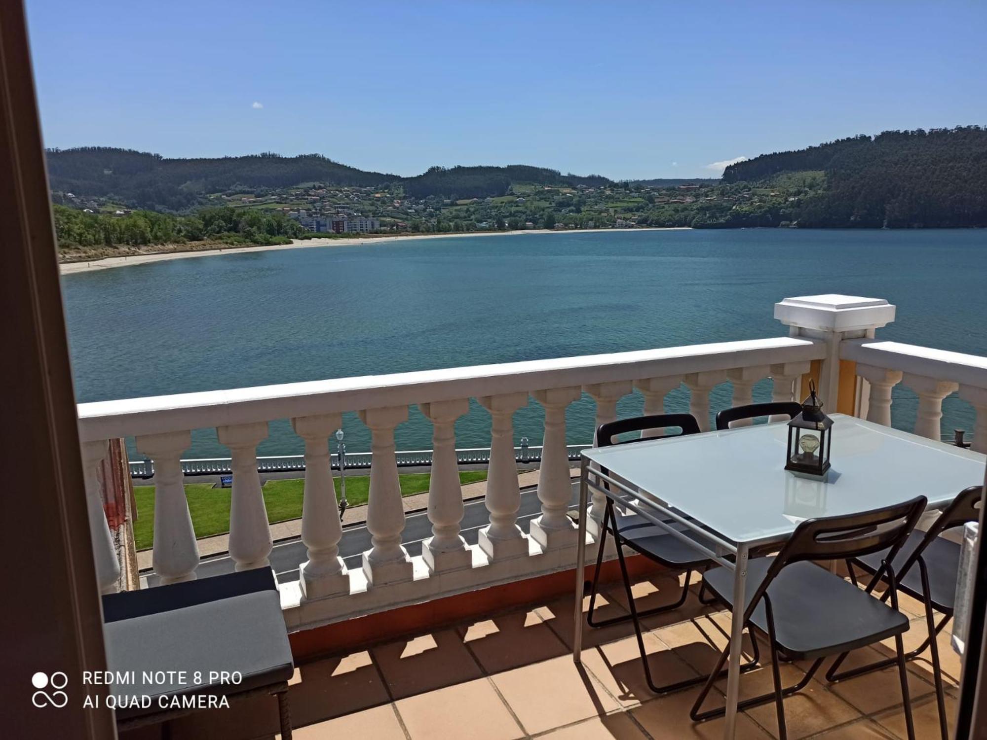 Casa Da Costa - Piso Con Galeria Y Terraza Con Vistas Al Mar Villa Cedeira Exteriör bild